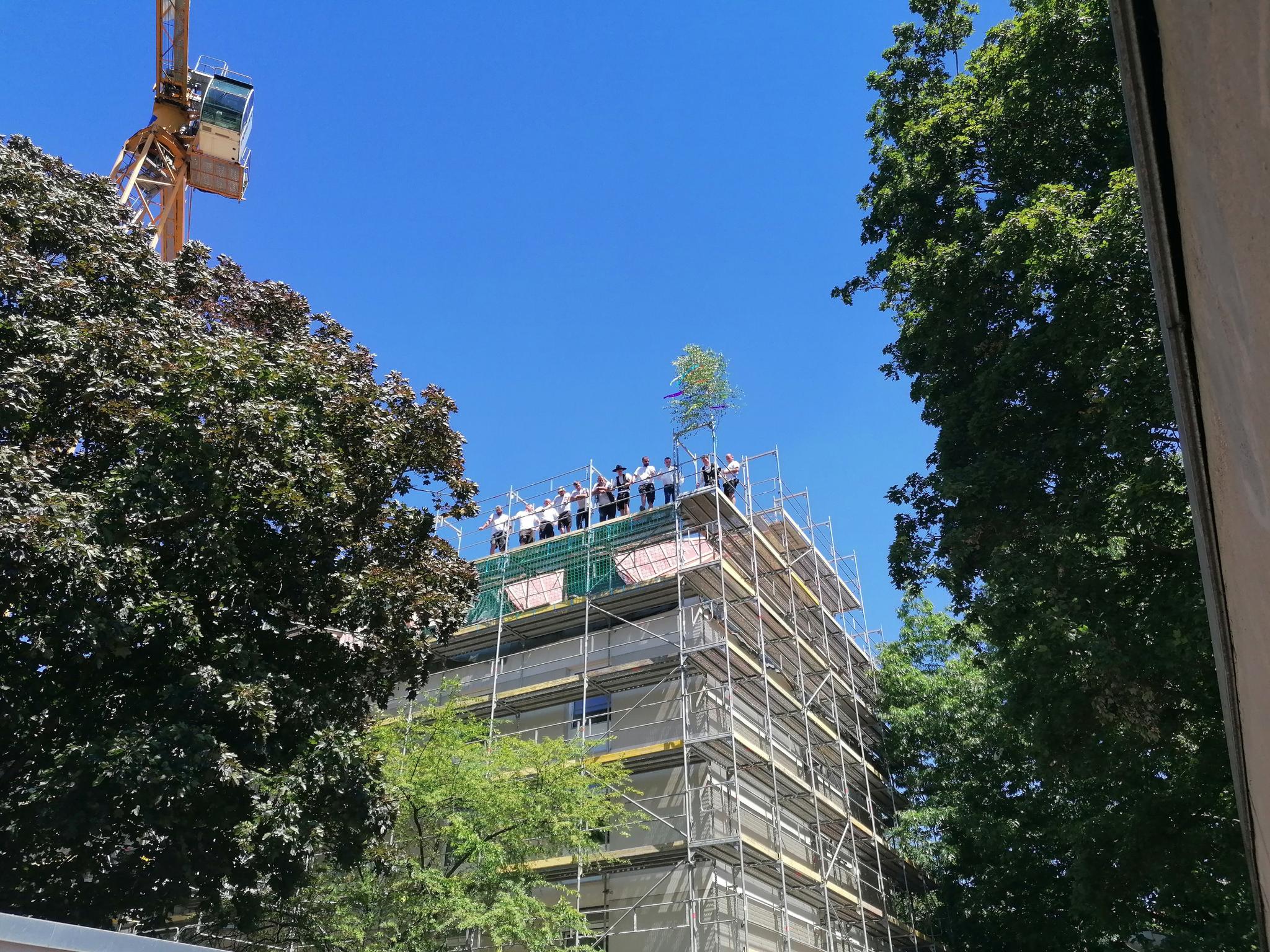 Richtfest Hufelandstraße - Titelbild